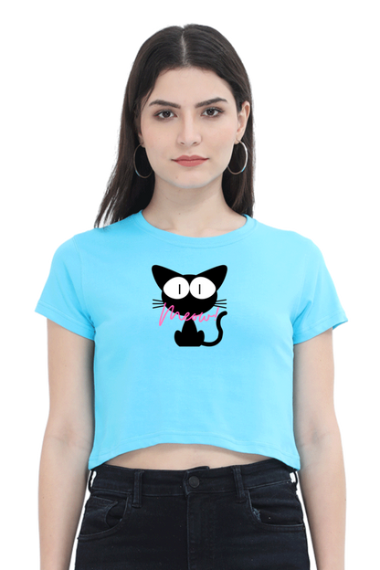 Meow Crop Top